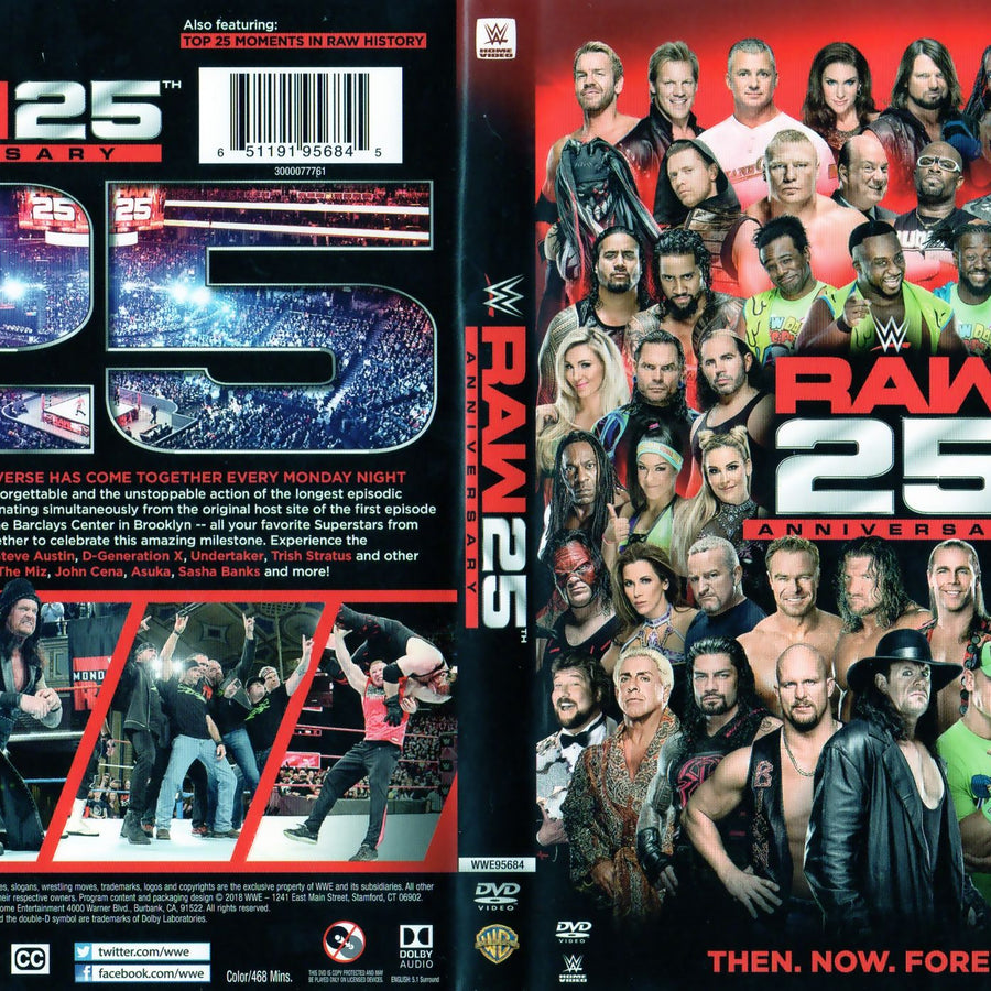 wwe raw 25th anniversary DVDs & Videos Pwcatalog