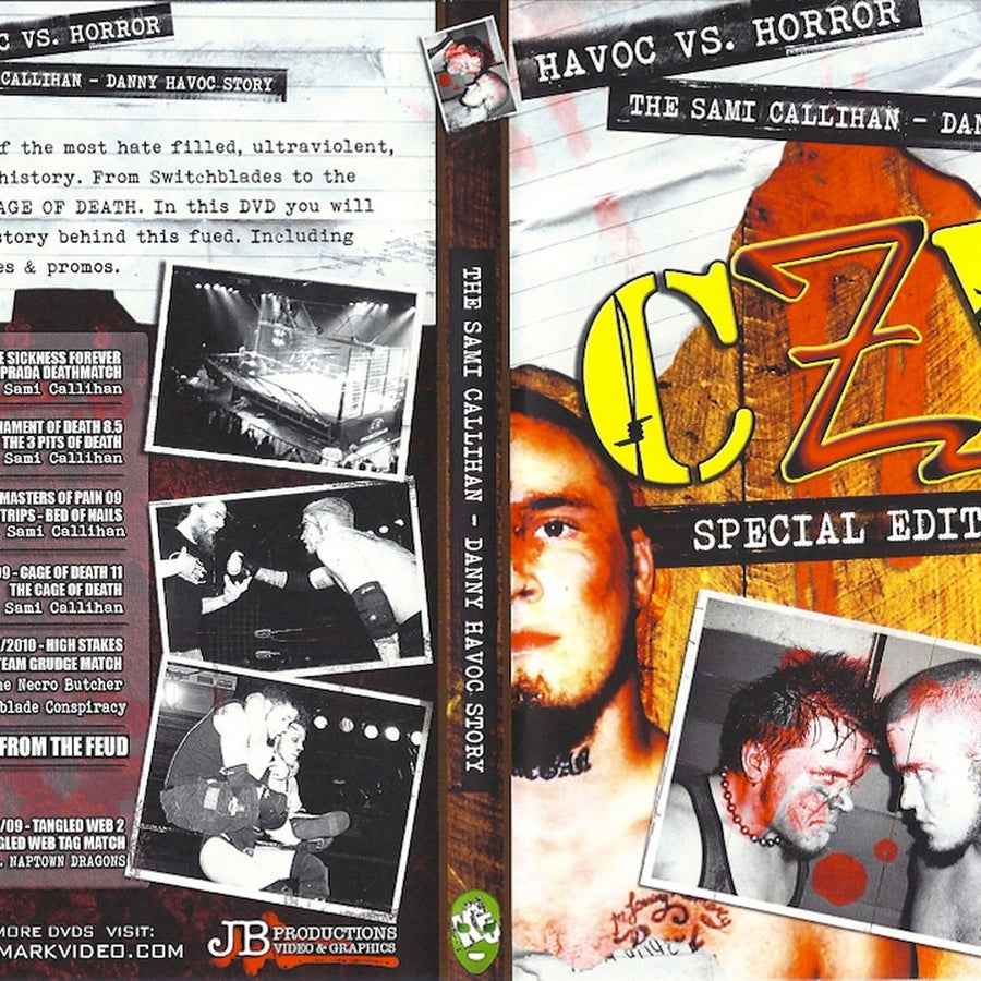 czw the sami callihan - danny havoc story DVDs & Videos Pwcatalog