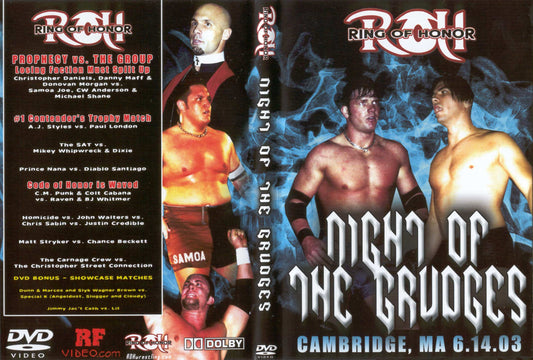 night of the grudges DVDs & Videos Pwcatalog