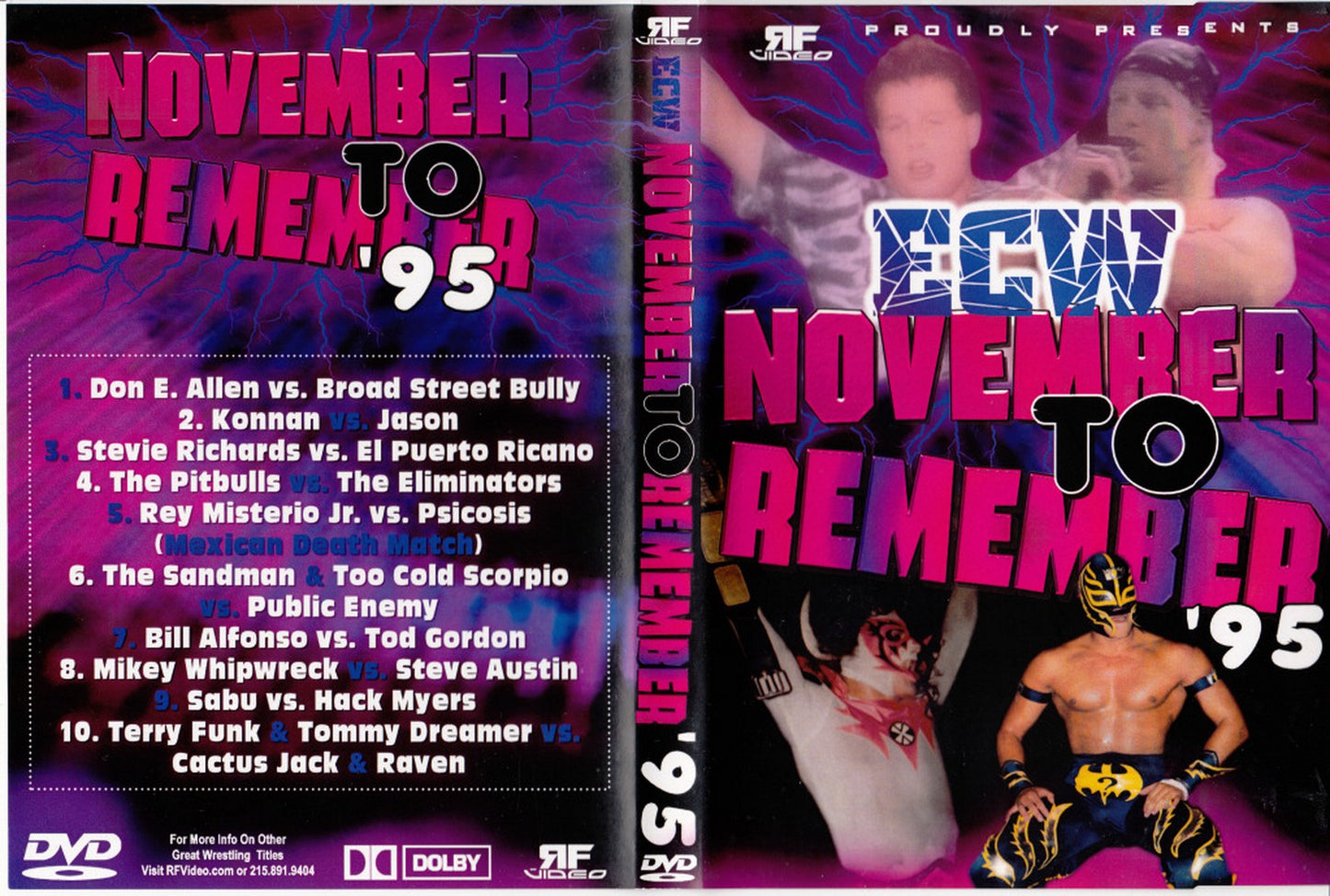 november to remember 1995 2 DVDs & Videos Pwcatalog