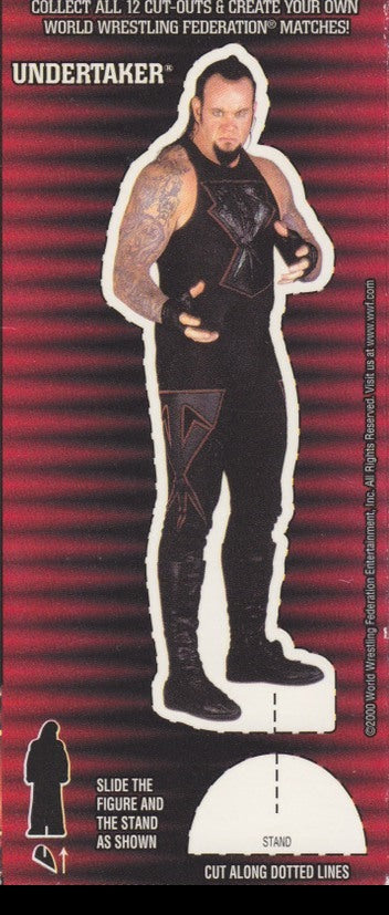 Undertaker WWF Ice Cream Cut-out 2000 Good Humor