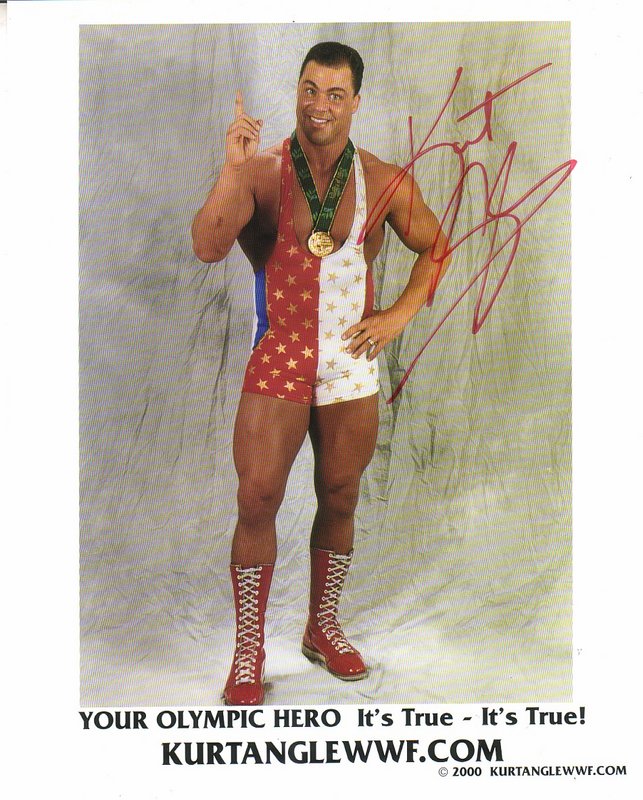 2000 Kurt Angle WWF.Com Exclusive (Signed) Color
