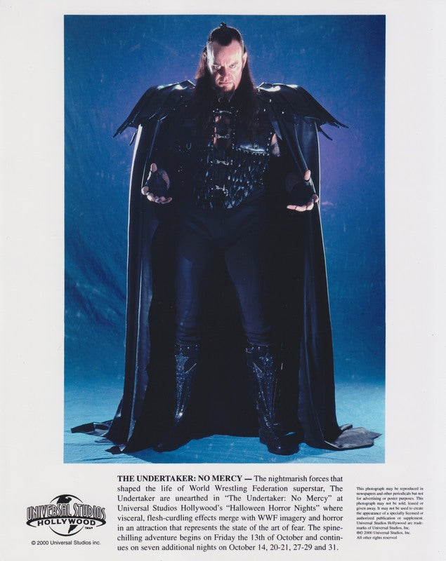 2000 Undertaker Universal Studios promo color PWcatalog