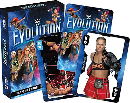 WWE women evolution Playing cards