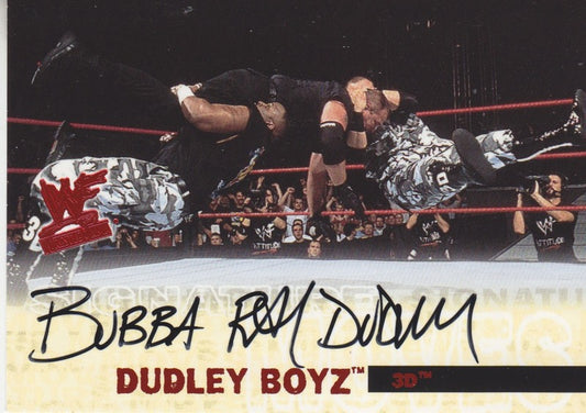 2001 Fleer Wrestlemania Bubba Dudley Autograph 2017 approx value:$25