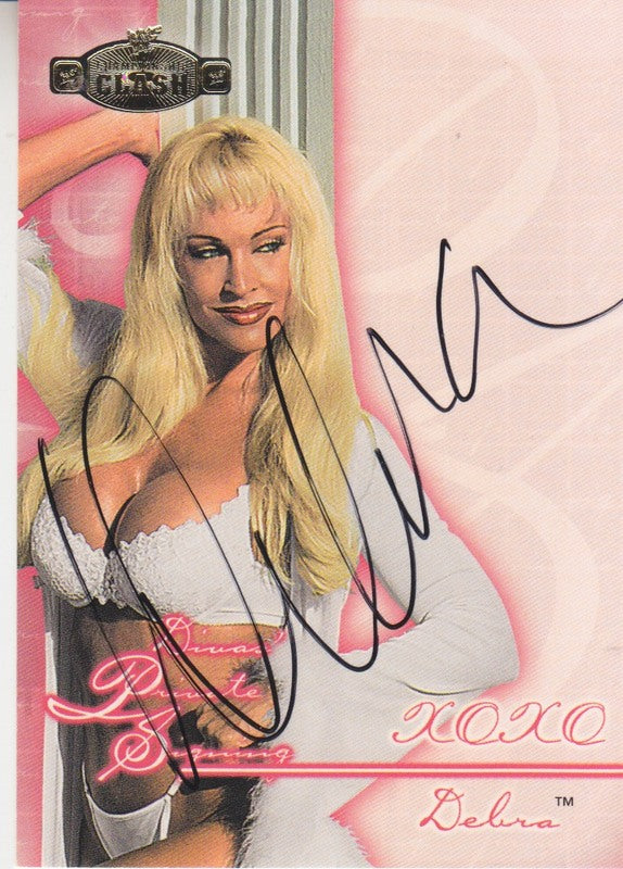 2001 Fleer WWE Championship Clash Diva Private Signing Debra Autograph 2017 Approx value:$50 (Complete Set of 8)