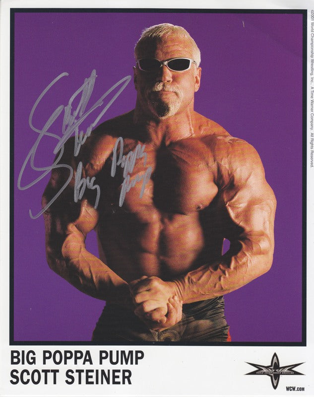 WCW Scott Steiner Big Poppa Pump (signed) 