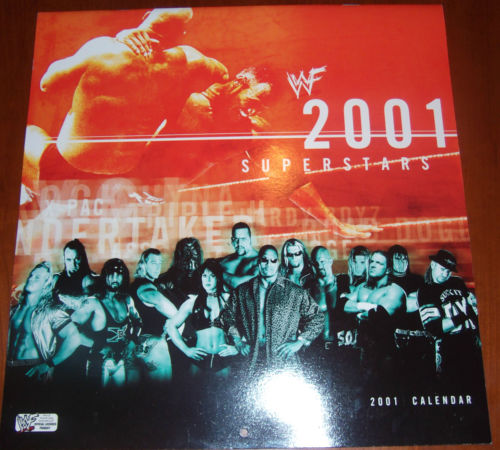 2001 WWF Superstars Calendar Pwcatalog