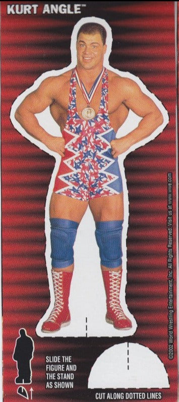 Kurt Angle WWF Ice Cream Cut-out 2002 Good Humor PW Catalog