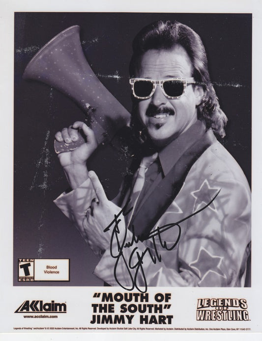 2002 Jimmy Hart Akklaim (Signed) b/w