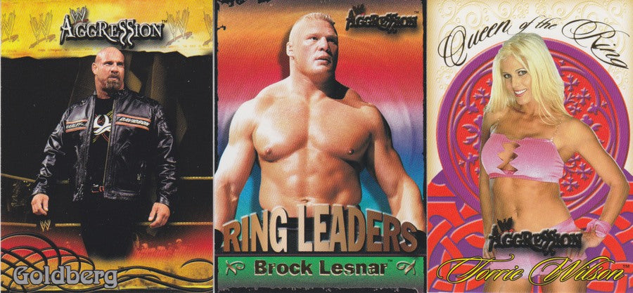 2003 Fleer WWE Aggression Set (90 +10 Queens, 15 Ringleaders) Nm PW Catalog