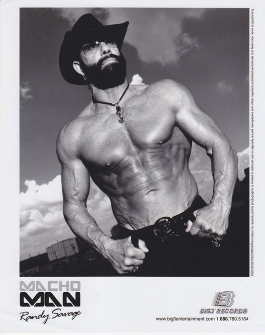 2003 BIG3 RECORDS PROMO Macho Man Randy Savage b/w