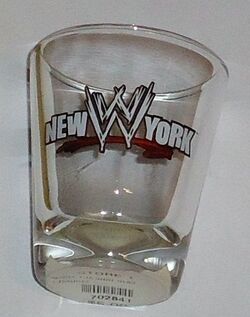 WWF New York restaurant shot glass