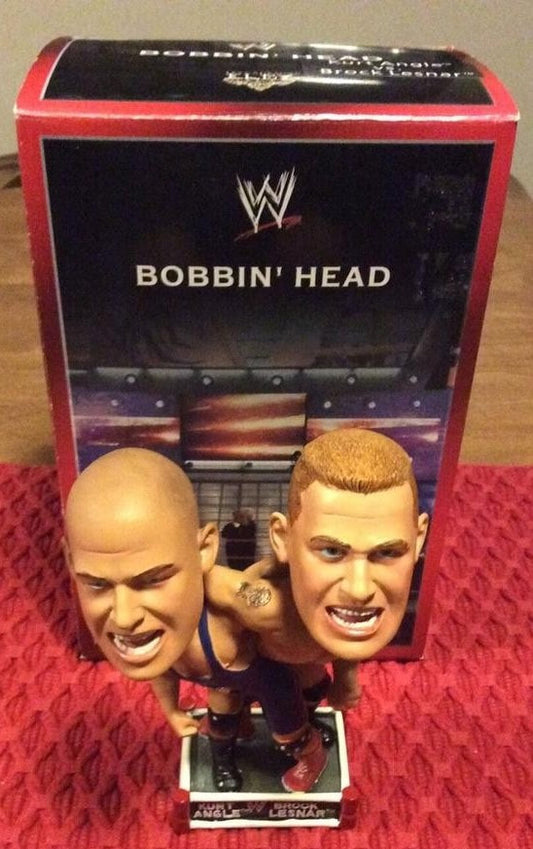 WWE Elby Gifts Inc. Bobbin' Heads Kurt Angle vs. Brock Lesnar