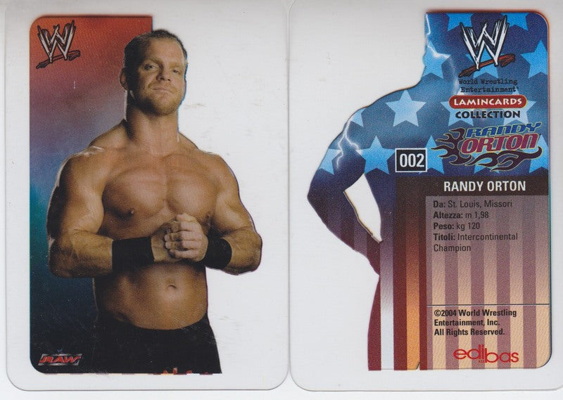 2004 Edibas (Italy) WWE Lamincards Set approx 2017 value:$150