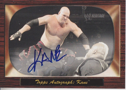 2005 Topps WWE Heritage Kane Autograph 2017 approx value:$40