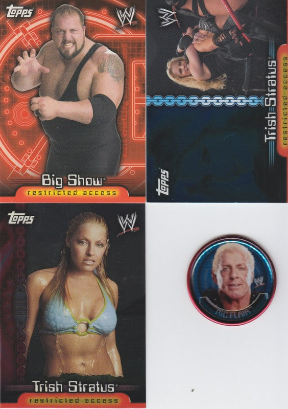 2006 Topps USA WWE Insider Trading Cards Set Nm (72+12 Divas,12 Champs, 24 Coins)