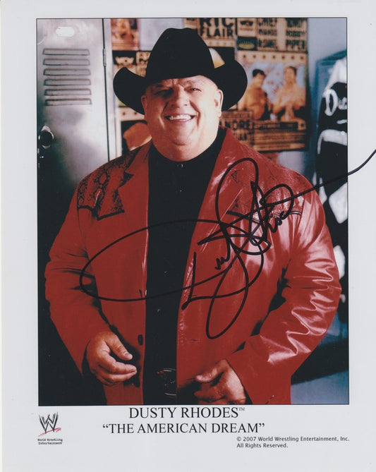 WWF-Promo-Photos2007-Dusty-Rhodes-The-American-Dream-signed-color-
