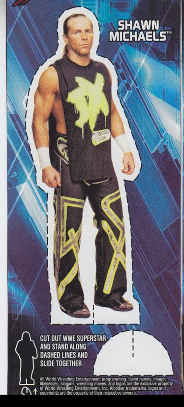 Shawn Michaels 2007 WWE Ice Cream Cut-outs Unilever PW Catalog