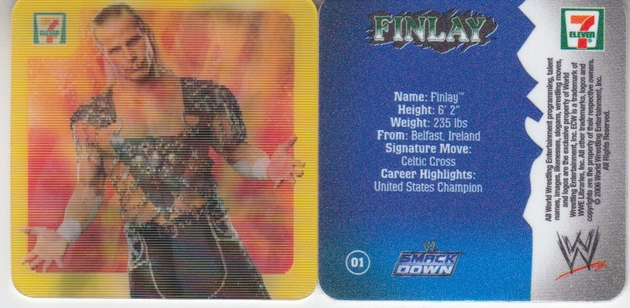 2006 Continuity Company WWE 7/11 Slam Lenticular Cards Set (36) Nm approx 2017 value:$75