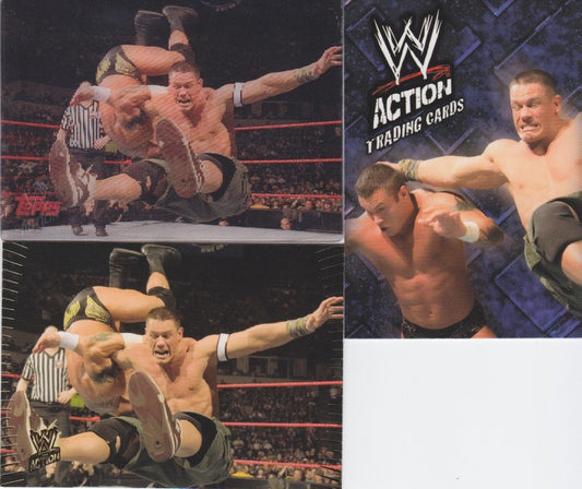 2007 Topps WWE Action Trading Cards Set (90+10 Lenticular) Nm