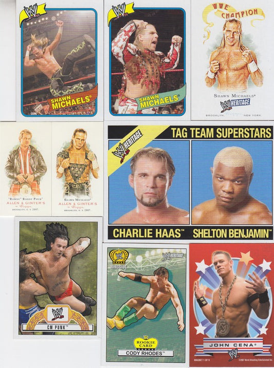 2007 Topps WWE Heritage III Trading Cards Set (90+Boxtopper,Tin, Magnet,Ginter Ringside sets) Nm PW Catalog