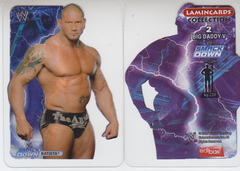 2008 Edibas (Germany) WWE Lamincards Collection Set (162+Binder) Nm approx 2017 value:$100 PW Catalog