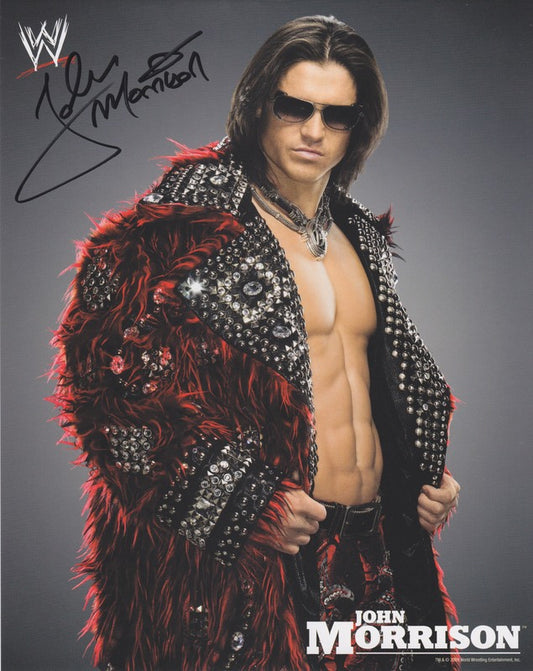 2009 John Morrison (signed) WWE Promo Photo
