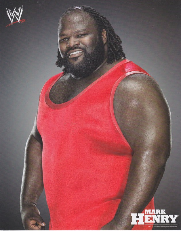 2010 Mark Henry WWE Promo Photo