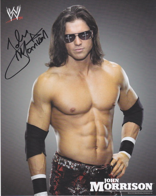 2010 John Morrison (signed) WWE Promo Photo