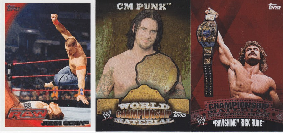 2010 Topps WWE Trading Cards Set (110+World Championship, WWE Championship Inserts) Nm PW Catalog