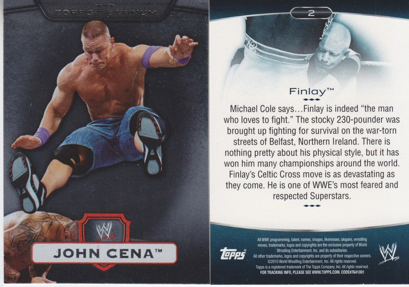2010 Topps WWE Platinum Trading Cards Set (125) Nm PW Catalog