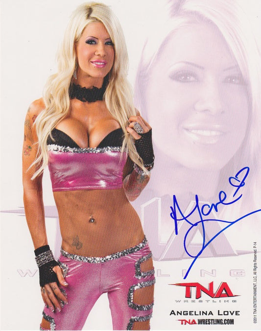 2011 TNA Angelina Love P-14 (signed) 