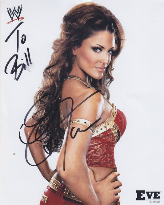 2011 Eve (signed) WWE Promo Photo