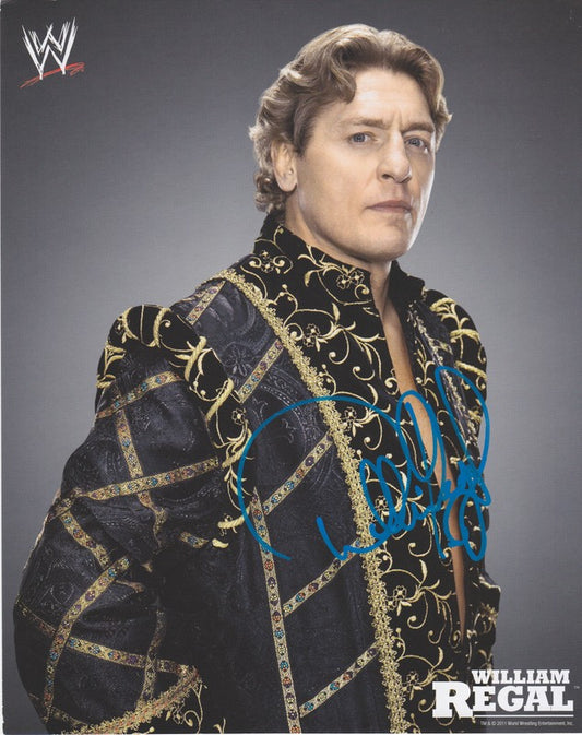 2011 William Regal (signed) WWE Promo Photo