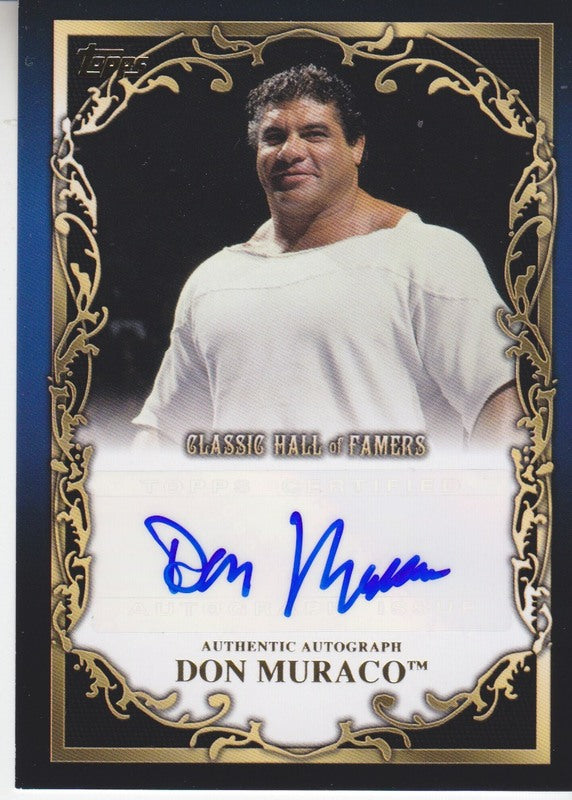 2012 Topps WWE Classic Hall of Famers 2017 Approx value:$30 Don Muraco Autograph