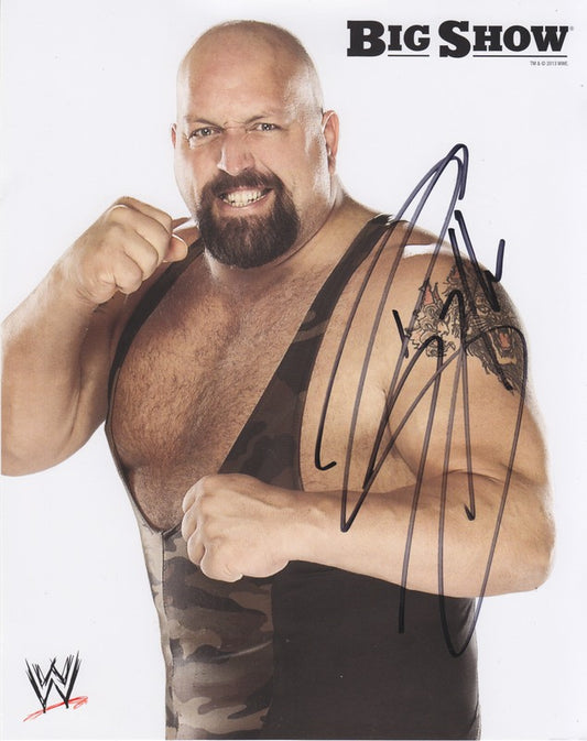 2013 Big Show (Signed) WWE Promo Photo