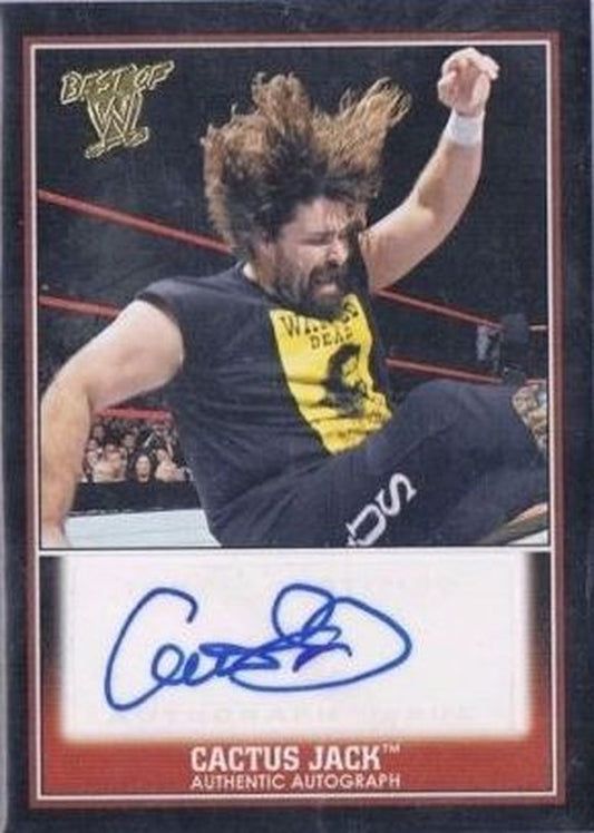 2013 Topps WWE Best of the WWE Cactus Jack Autograph 2017 approx value:$50
