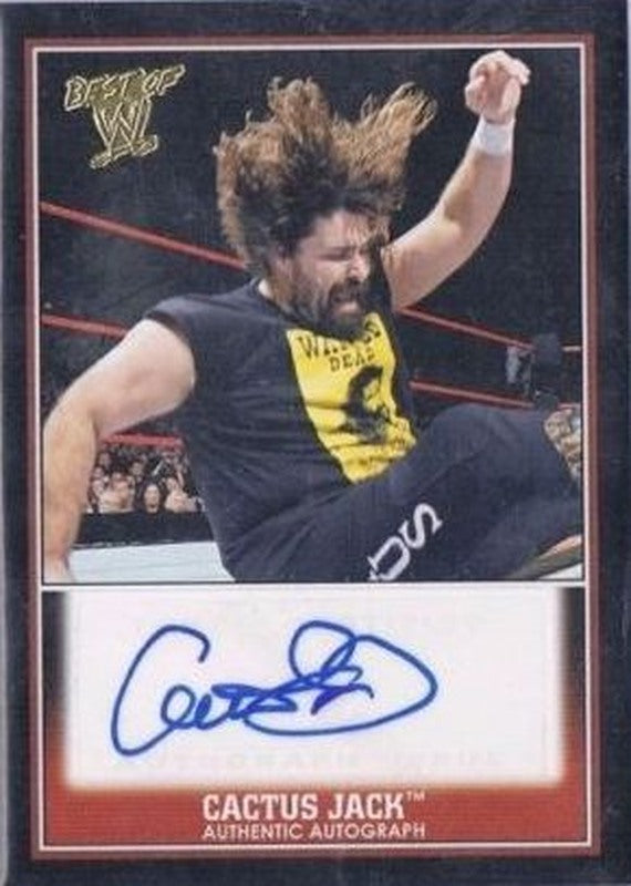 2013 Topps WWE Best of the WWE Cactus Jack Autograph 2017 approx value:$50 PW Catalog