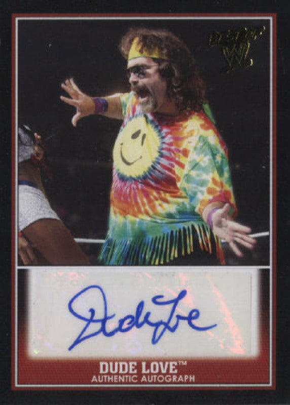2013 Topps WWE Best of the WWE Dude Love Autograph 2017 approx value:$50 PW Catalog