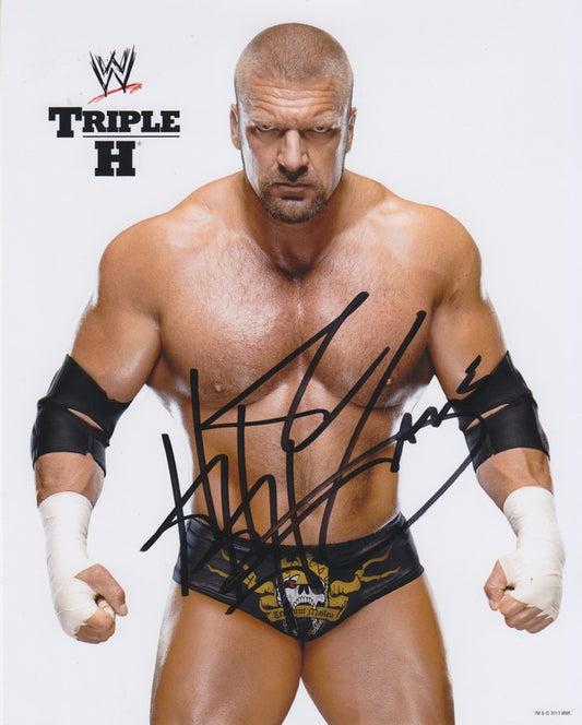 2013 Triple H (Signed) WWE Promo Photo