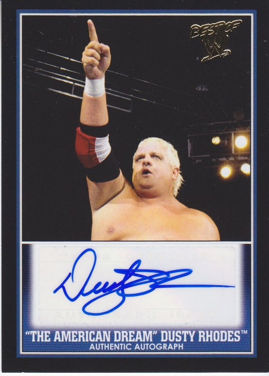 2013 Topps WWE Best of the WWE Dusty Rhodes Autograph 2017 approx value:$125
