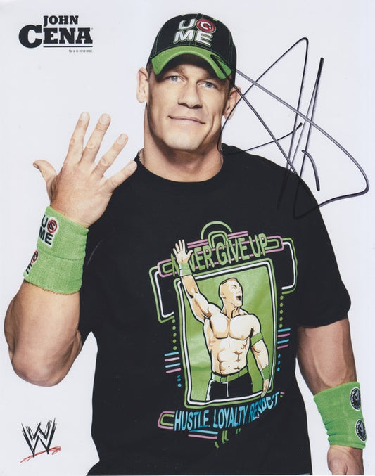 2014 John Cena (Signed) WWE Promo Photo