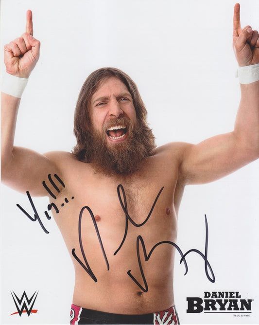 2014 Daniel Bryan (signed) WWE Promo Photo