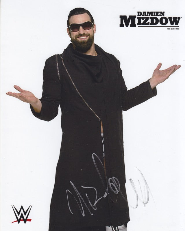2014 Damian Mizdow (signed) WWE Promo Photo PW Catalog