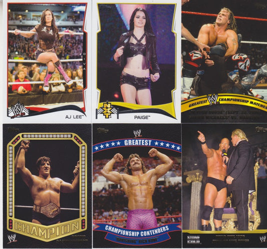 2014 Topps WWE mini master set (110+5 insert sets) PW Catalog
