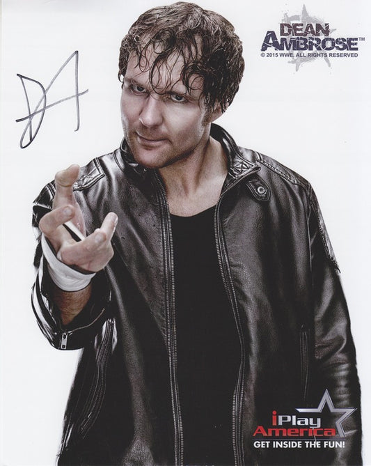 2015 Dean Ambrose (signed) WWE Promo Photo