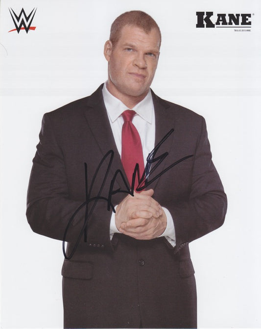 2015 Corporate Kane (Signed) WWE Promo Photo