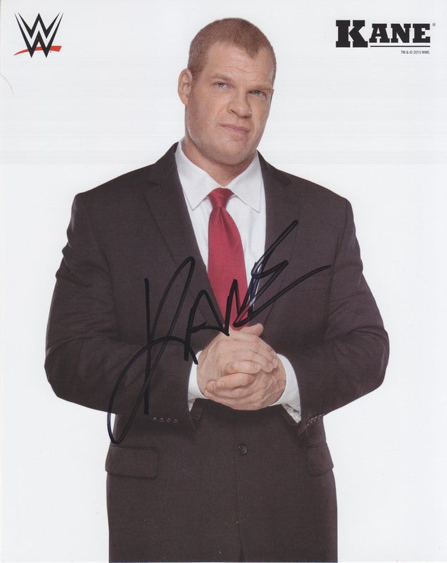 2015 Corporate Kane (Signed) WWE Promo Photo