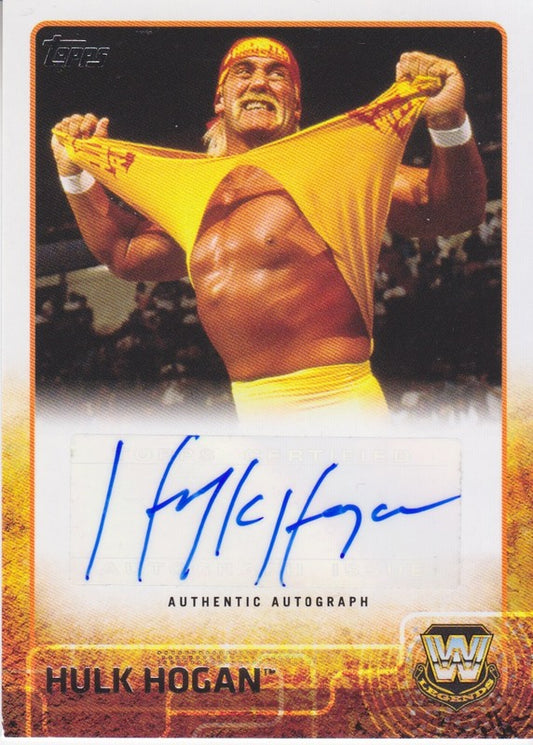2015 Topps WWE Hulk Hogan Autograph 2017 Approx value:$75